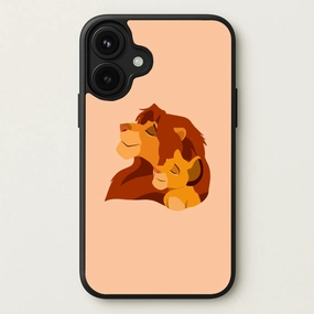 dust protection Comfort touch King Lion And Cub Phone Case