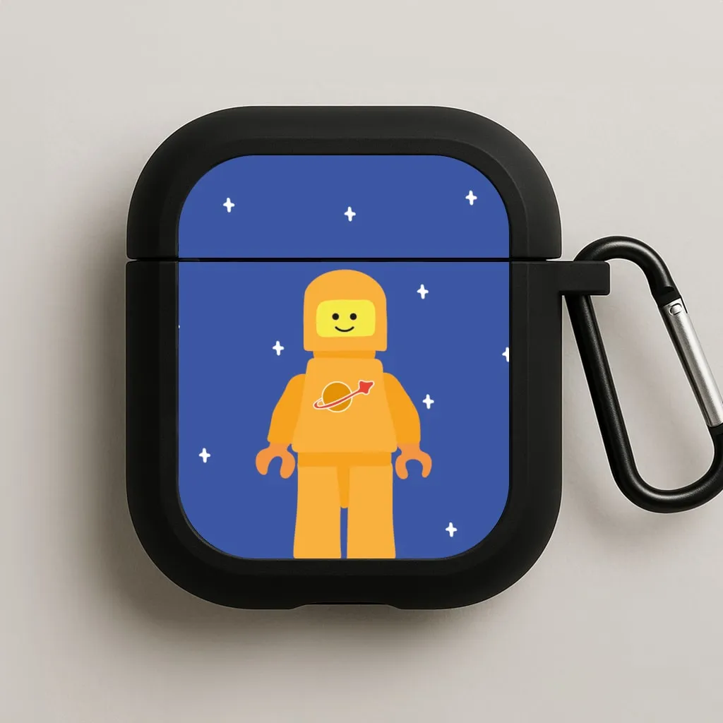 premium silicone airpods case Universal Tech Organizer Astronaut - Bricks AirPods Case