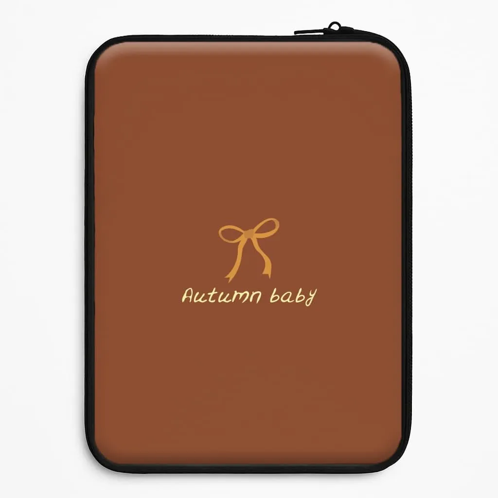 Autumn Baby Laptop Sleeve Minimal Design Sleek Edge