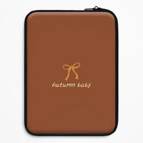 Autumn Baby Laptop Sleeve Minimal Design Sleek Edge