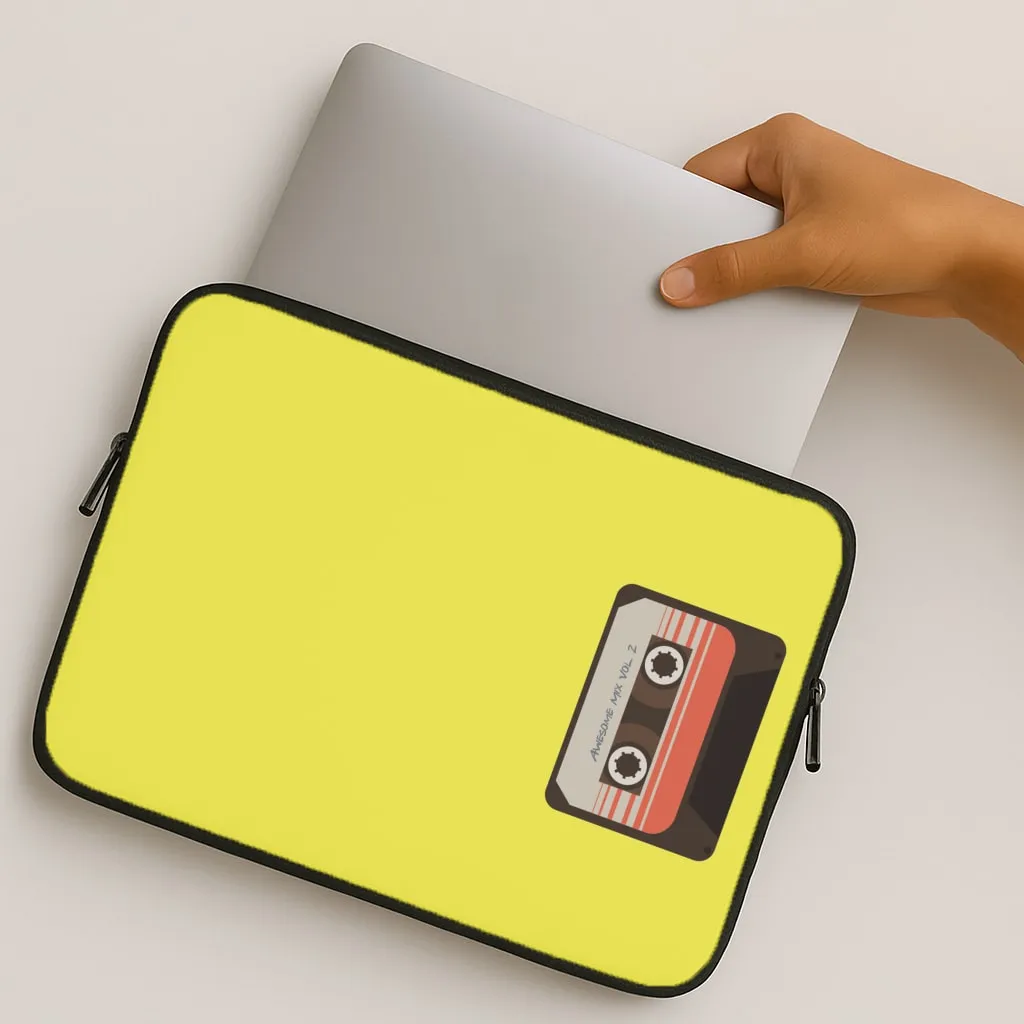 Awesome Mix Vol 2 - GOTG Laptop Sleeve Hybrid Form Hybrid Finish Texture