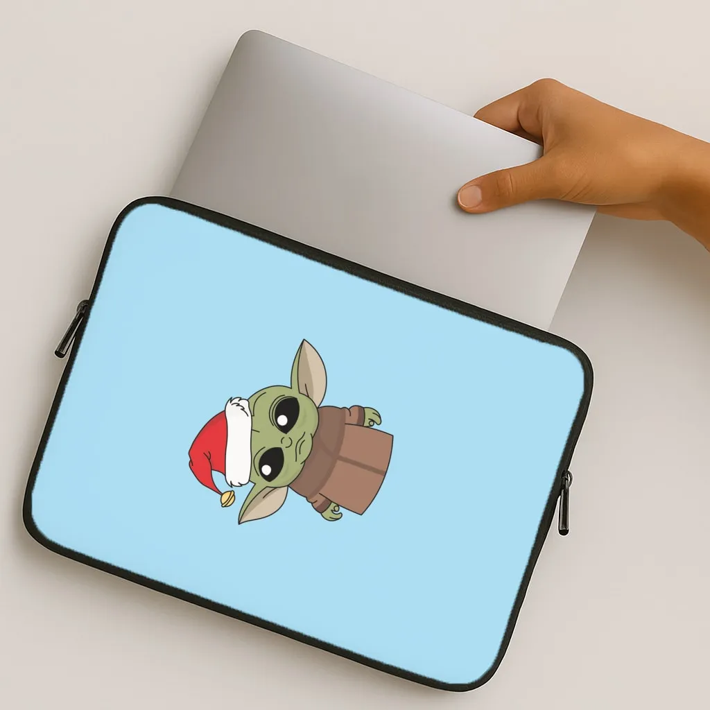 Baby Yoda Laptop Sleeve Smooth Edge Design Port Protection