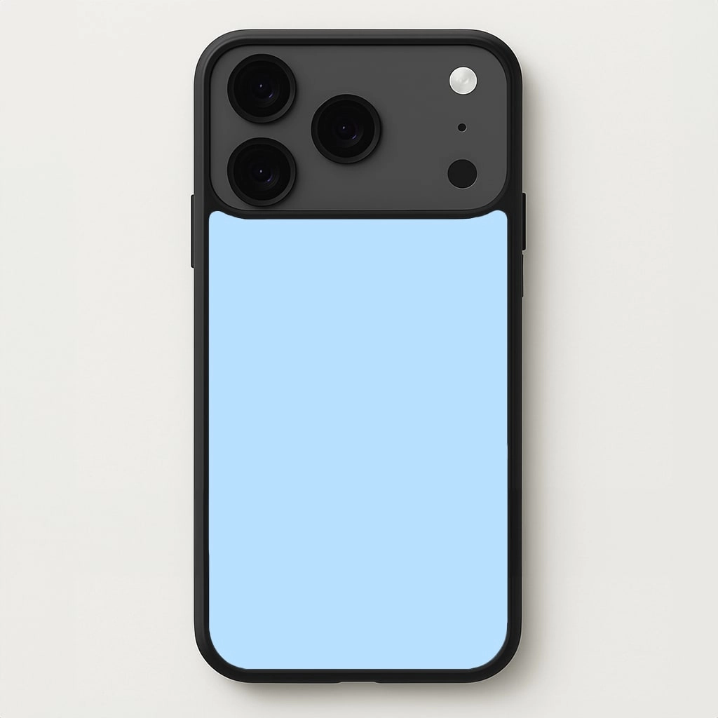 Back To Casics - Pretty Pastels - Plain Blue Phone Case Impact shield Fashion Touch