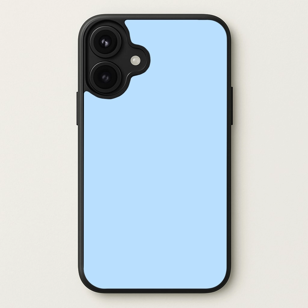 Back To Casics - Pretty Pastels - Plain Blue Phone Case Matte Touch Durable Quality