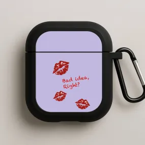 fashion ergonomic neon handmade silicone airpods case simple airpods holder Bad Idea, Right? - Olivia AirPods Case