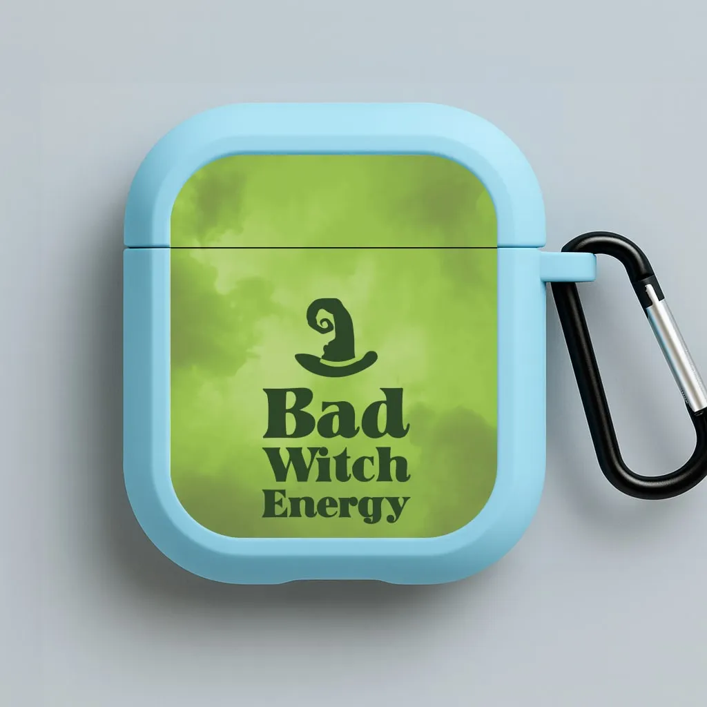Bad Witch Energy AirPods Case Portable Rubber Holder