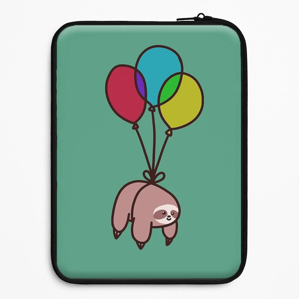 Creative Design Luxury Detail Texture Balloon Sloth Laptop Sleeve