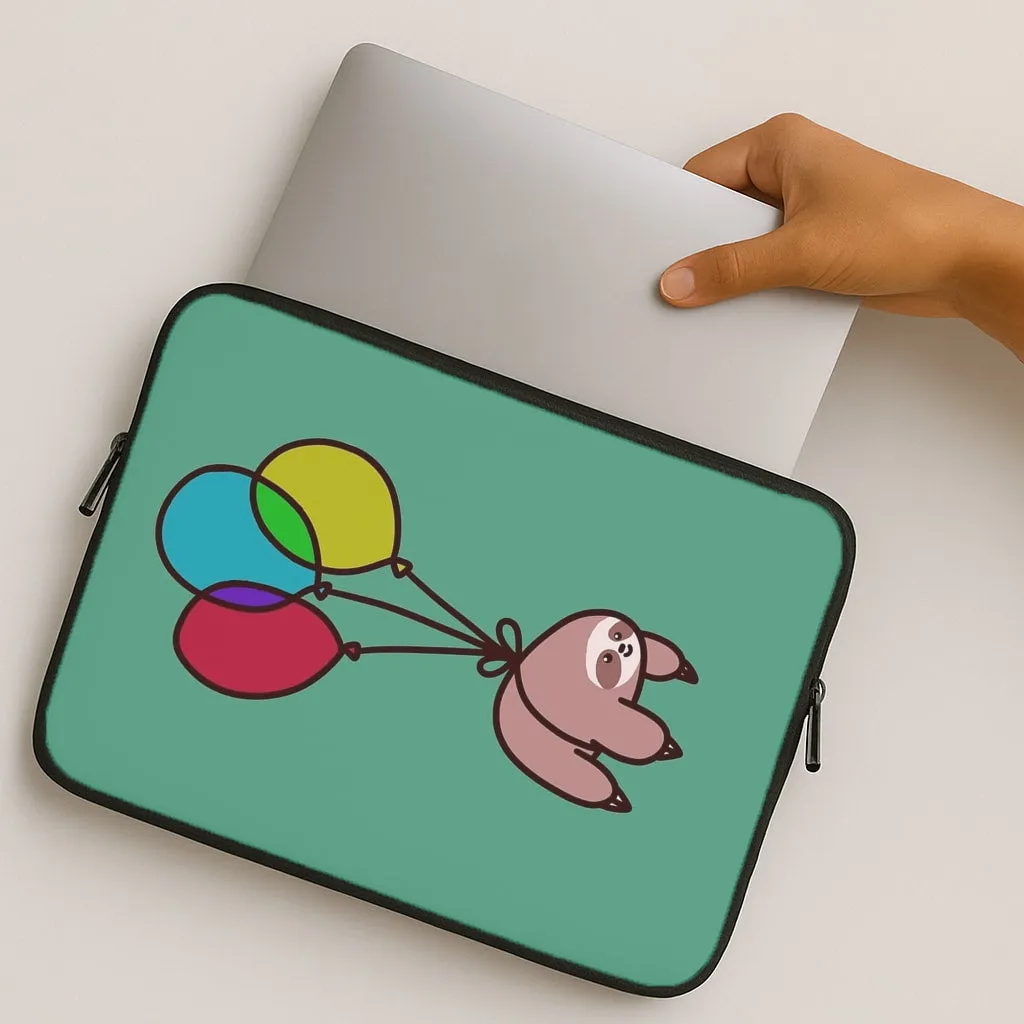 Tough Exterior Edge Protection Balloon Sloth Laptop Sleeve