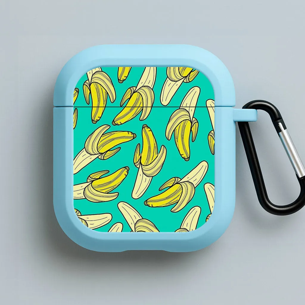 soft gradient ergonomic handmade airpods case sleek hybrid material case Banana Splat AirPods Case