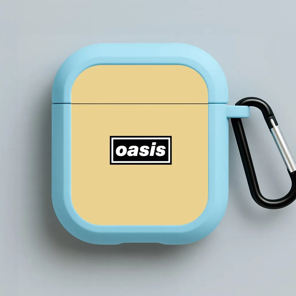 Creative Protective Holder Band Name Yellow AirPods Case