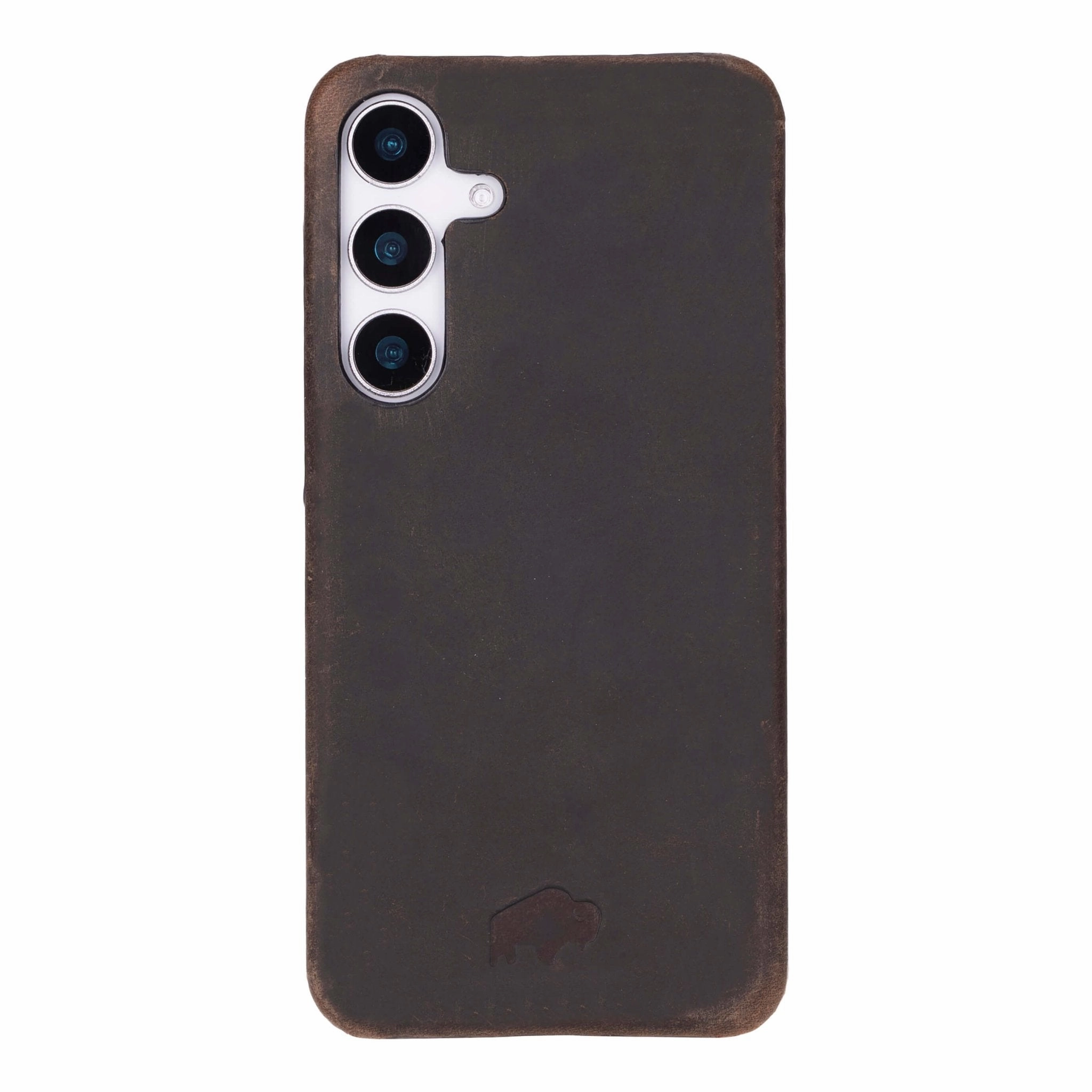 Barlow Leather Snap-On Case ?C Galaxy S25, Distressed Coffee Comfort Edge Layer Strong material