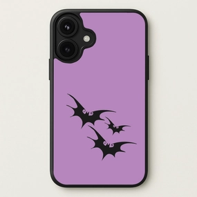 Clear Design Vibrant Finish Bats - TNBC Phone Case