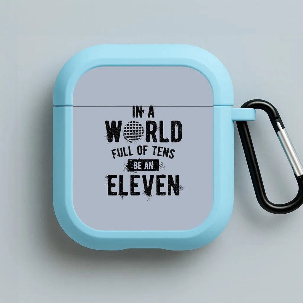 vivid pastel ergonomic portable airpods shell Be An Eleven AirPods Case