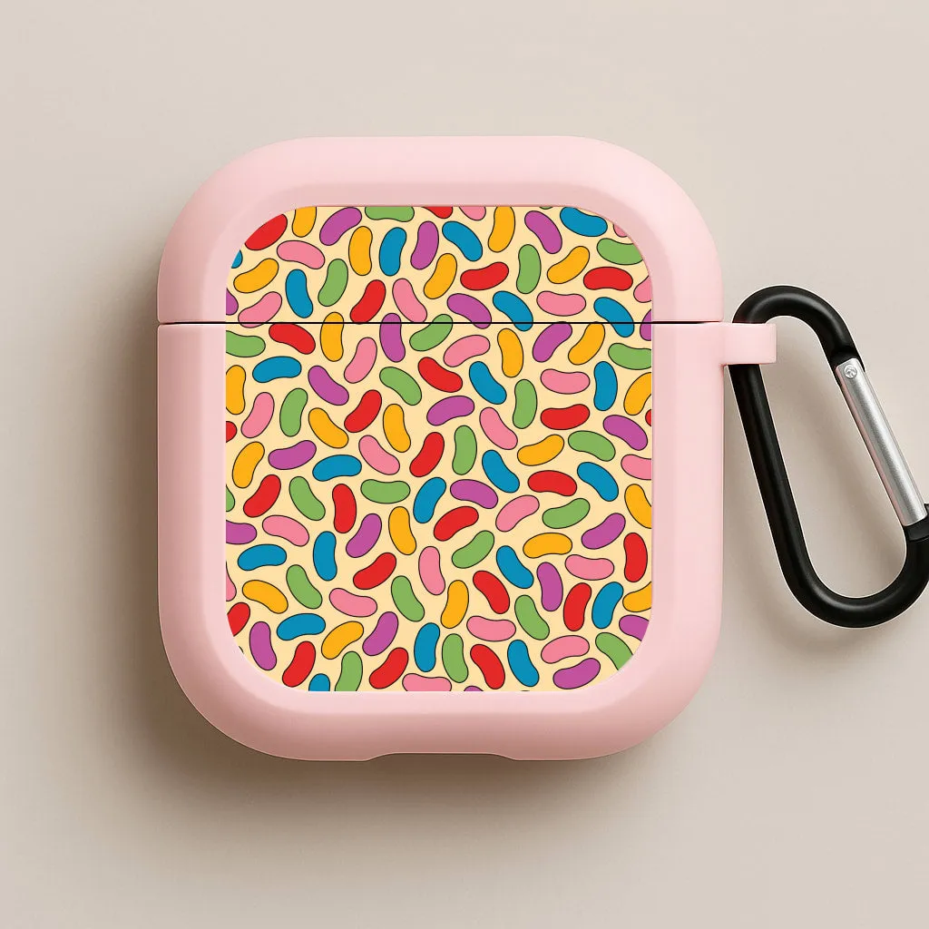 Beans - Sweets Patterns AirPods Case Durable Carry Texture