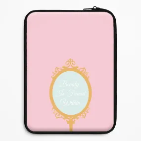 Transparent Shell Beauty Is Found Within Mirror Laptop Sleeve