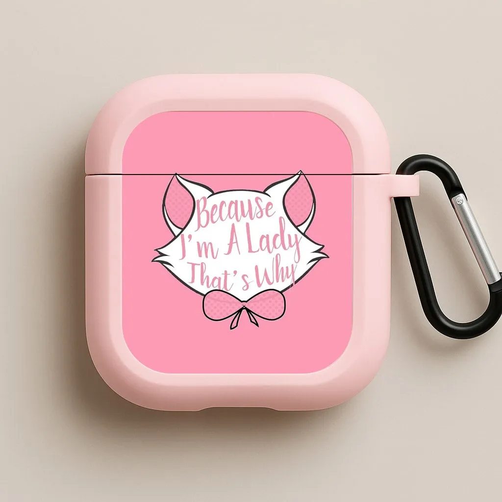 Because I'm A Lady That's Why AirPods Case modern design airpods case Modern Travel Bag