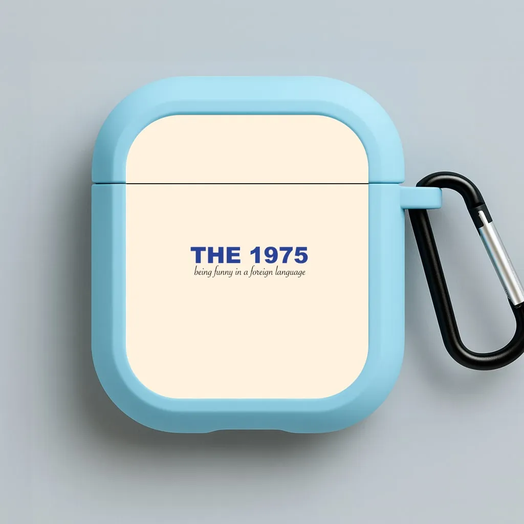 soft pastel silicone protector Being Funny - The 1975 AirPods Case