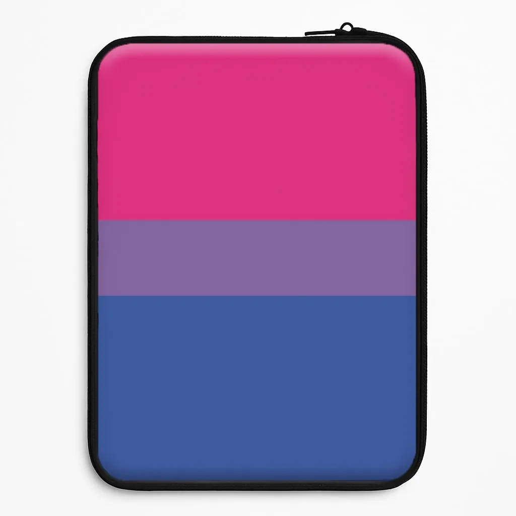 Bisexual Flag - Pride Laptop Sleeve Shock Resistant Comfort Padding