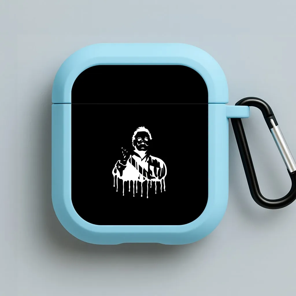 compact neon pocket airpods protector Durable Travel Organizer Black & White - Myers AirPods Case