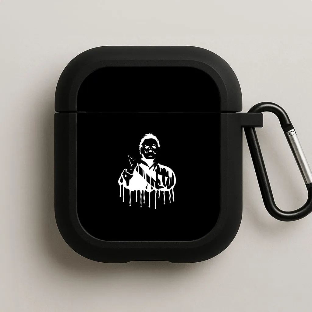 shock resistant gym airpods case Black & White - Myers AirPods Case