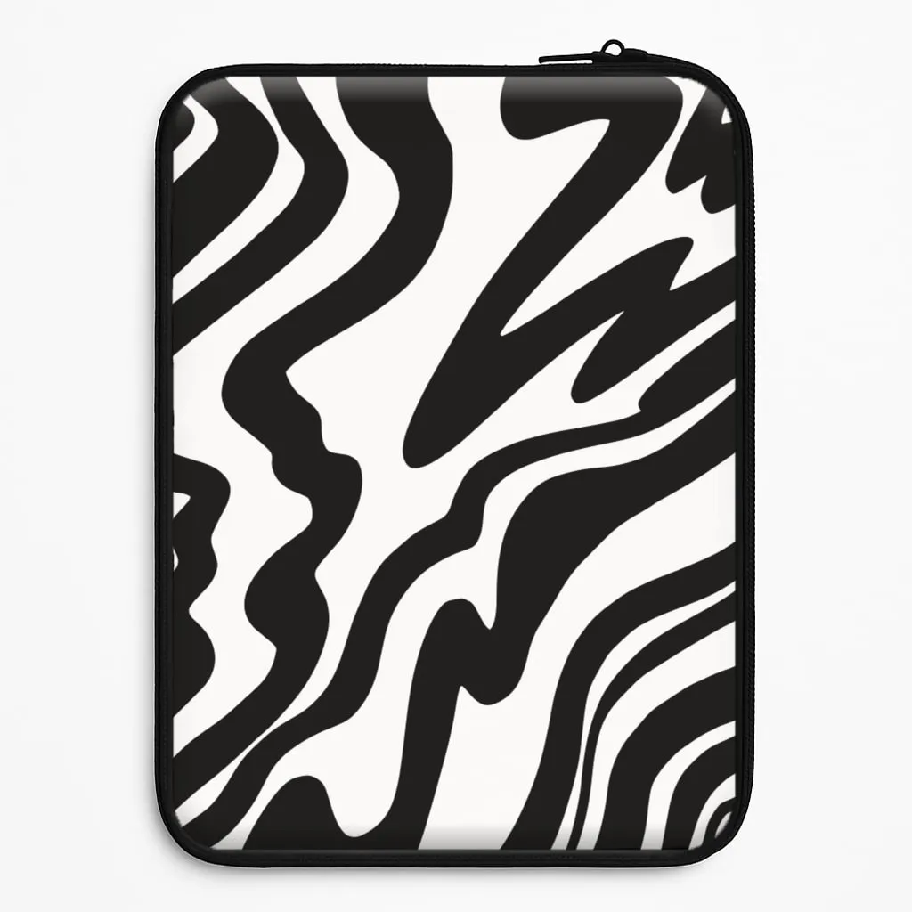 Black And White - Halloween Laptop Sleeve Shockproof Edge