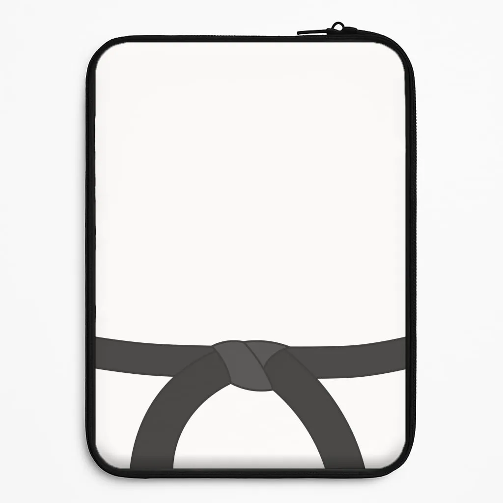 Slim Texture Luxury Pattern Black Belt Laptop Sleeve