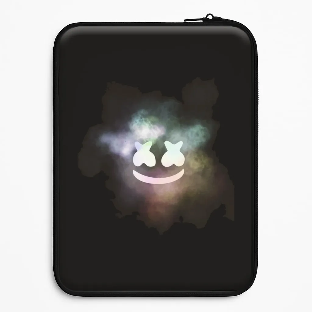 Lightweight Grip Simple Style Black White Helmet DJ Smoke Laptop Sleeve