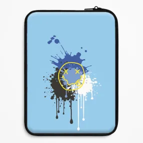 Blue Graffiti - Skate Aesthetic  Laptop Sleeve Protective Surface