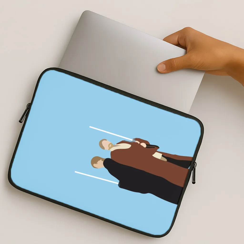 Matte Guard Skywalker and Kenobi Laptop Sleeve