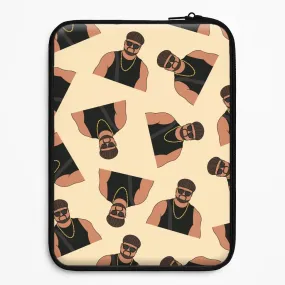 Classic Style Minimal Protection Ibiza Final Boss Pattern Laptop Sleeve