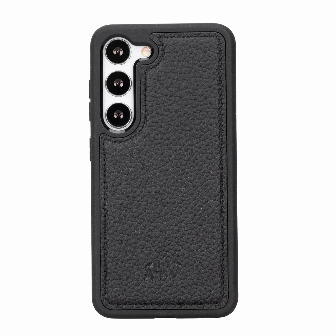 Minimalist Aesthetic Minimal Pattern Texture York Leather Snap-On Case - Galaxy S23, Pebble Black