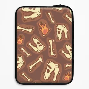 Bones And Skulls - Dinosaurs Laptop Sleeve Compact Grip Shock Absorbing