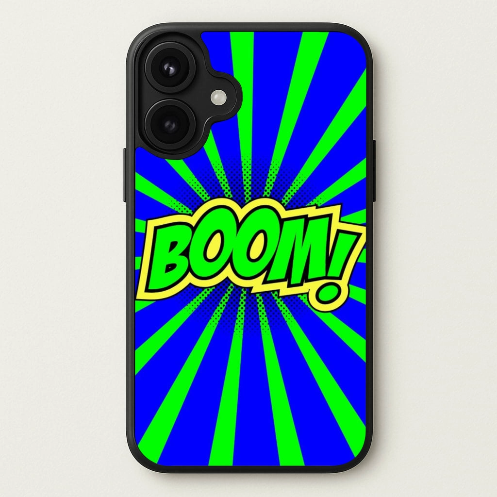 Boom - Pop Art Phone Case Patterned Design Flexible Protection