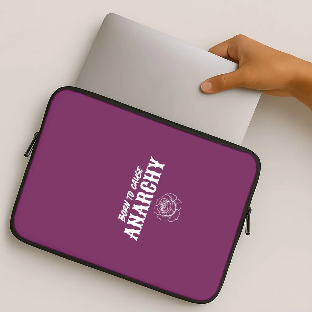 Luxury Appeal Born To Cause Anarchy Laptop Sleeve