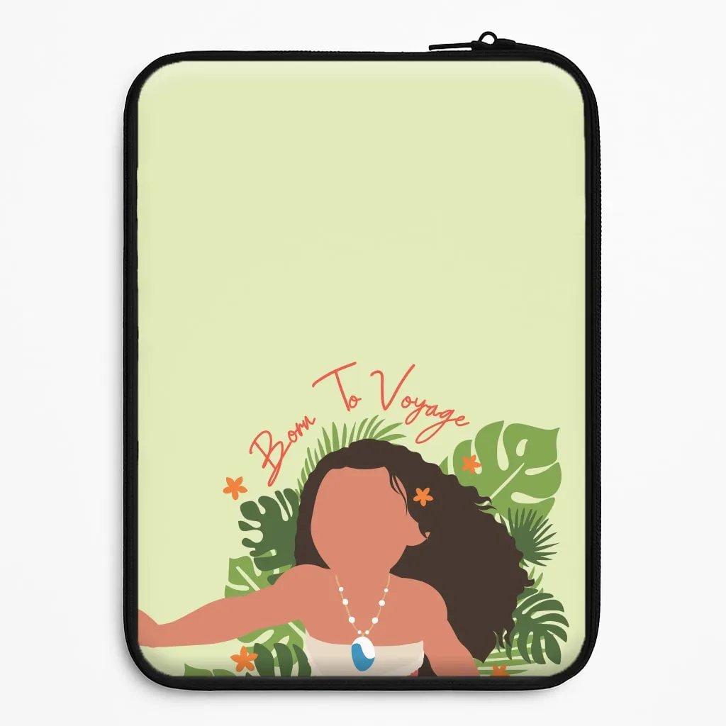 Born To Voyage Laptop Sleeve Soft Touching Fashion Choice