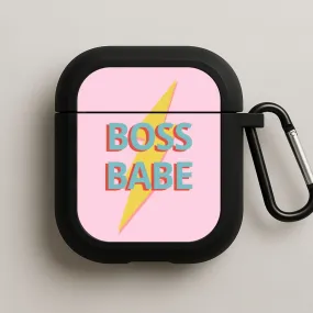 Boss Babe AirPods Case Durable Storage Bag for athletes