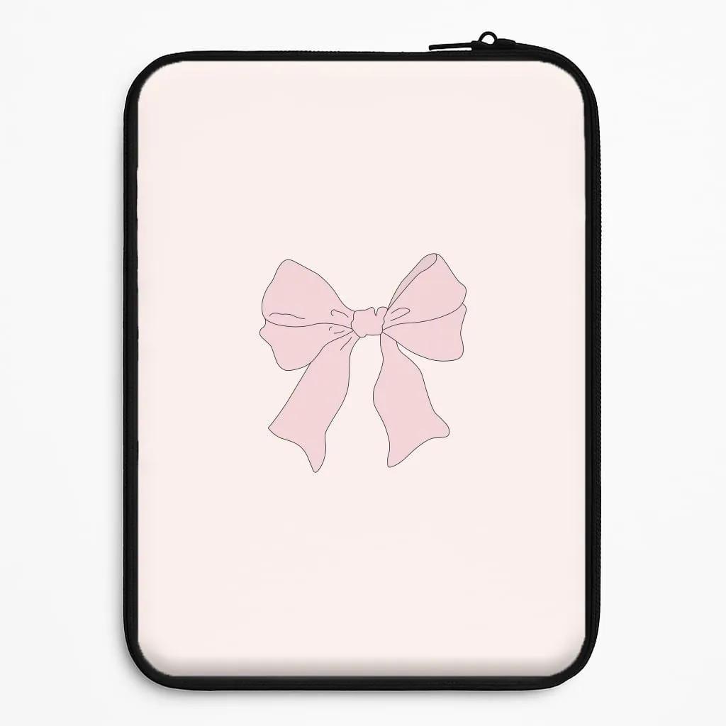 Bow - Clean Girl Aesthetic Laptop Sleeve Ergonomic grip Comfort Build Layer