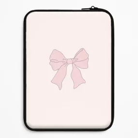 Bow - Clean Girl Aesthetic Laptop Sleeve Ergonomic grip Comfort Build Layer