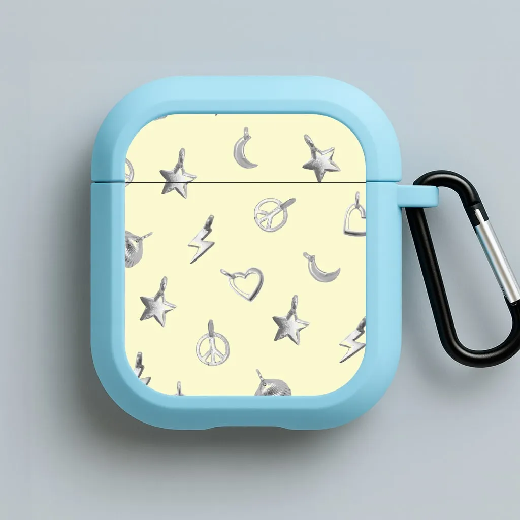 airpods case for kids Soft Matte Finish Bracelet Charms Pattern AirPods Case