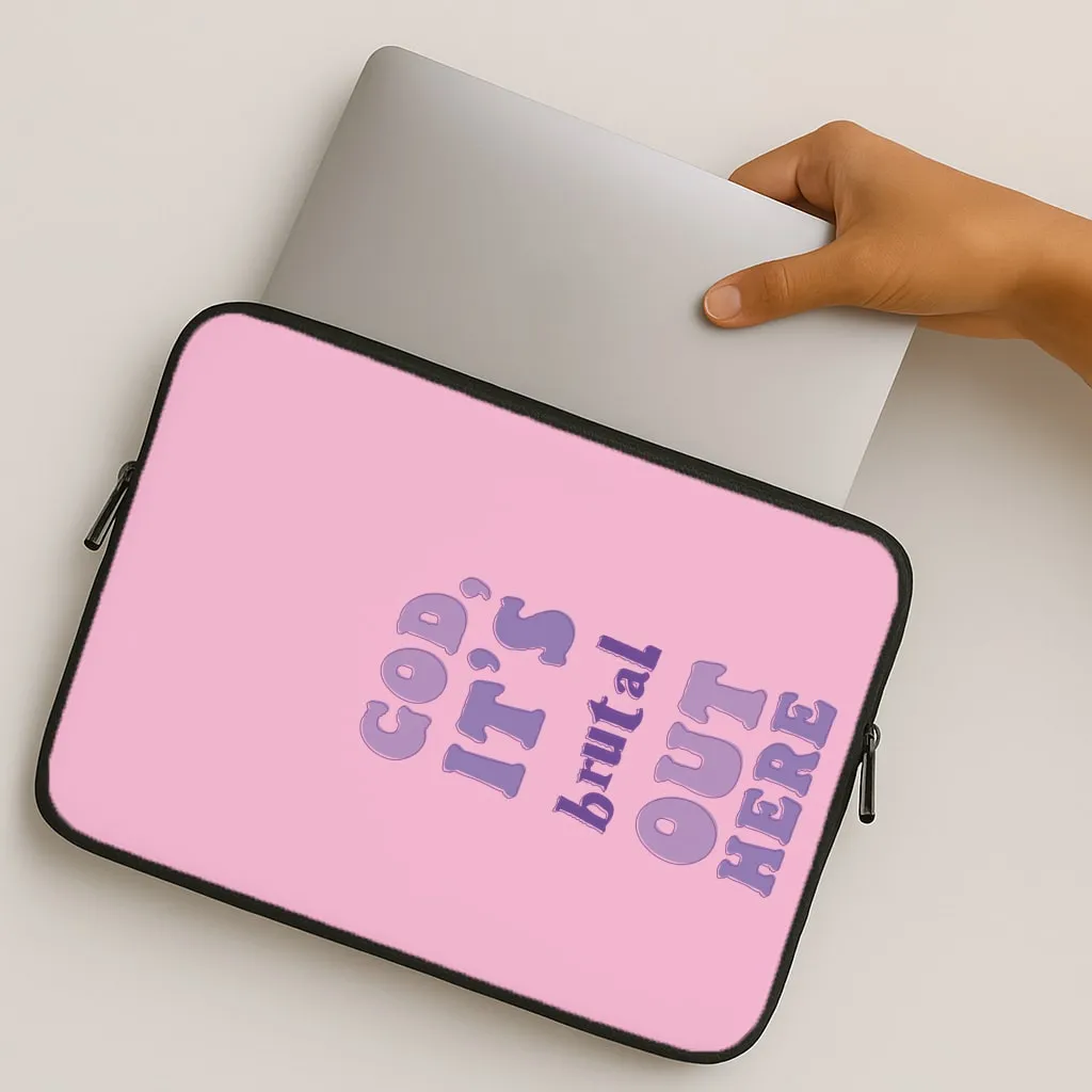 Urban Texture Colorful Pattern Brutal - Olivia Laptop Sleeve