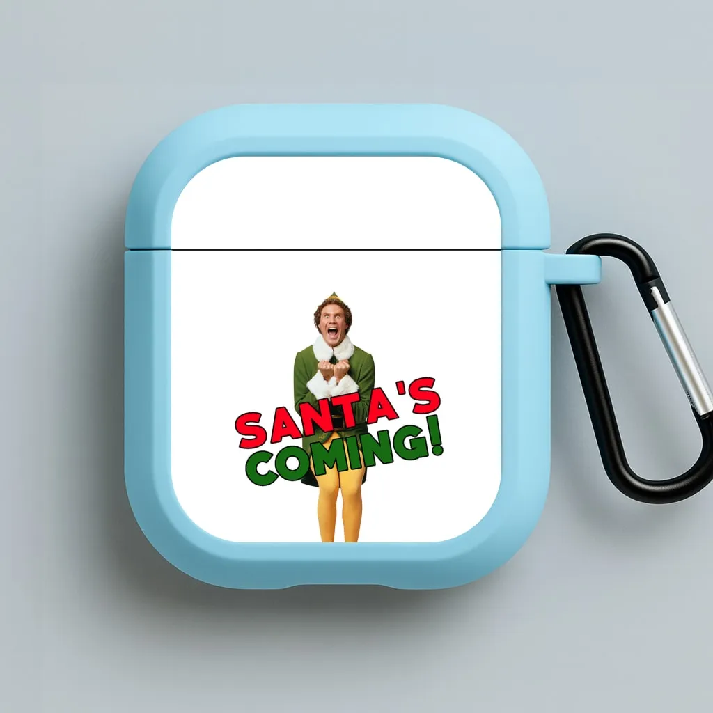 Buddy The Elf - Santa's Coming! AirPods Case Fashion Modern Shell