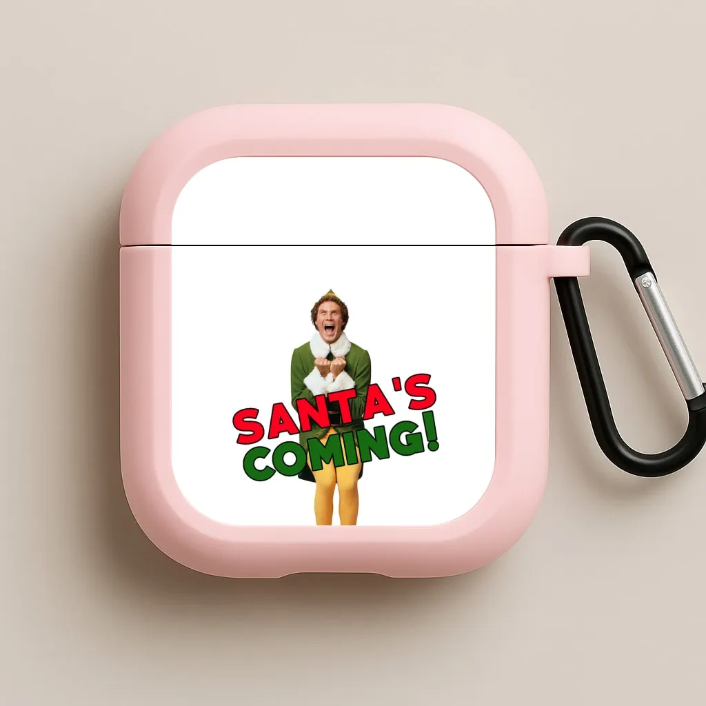 Buddy The Elf - Santa's Coming! AirPods Case fashion gradient portable soft protector