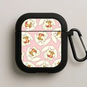 Bunny Present Pattern AirPods Case anti oil resistant coating