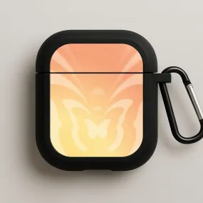 Butterfly Gradient Yellow AirPods Case Fashion Compact Case