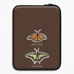 everyday elegance Butterfly Species Collage Laptop Sleeve