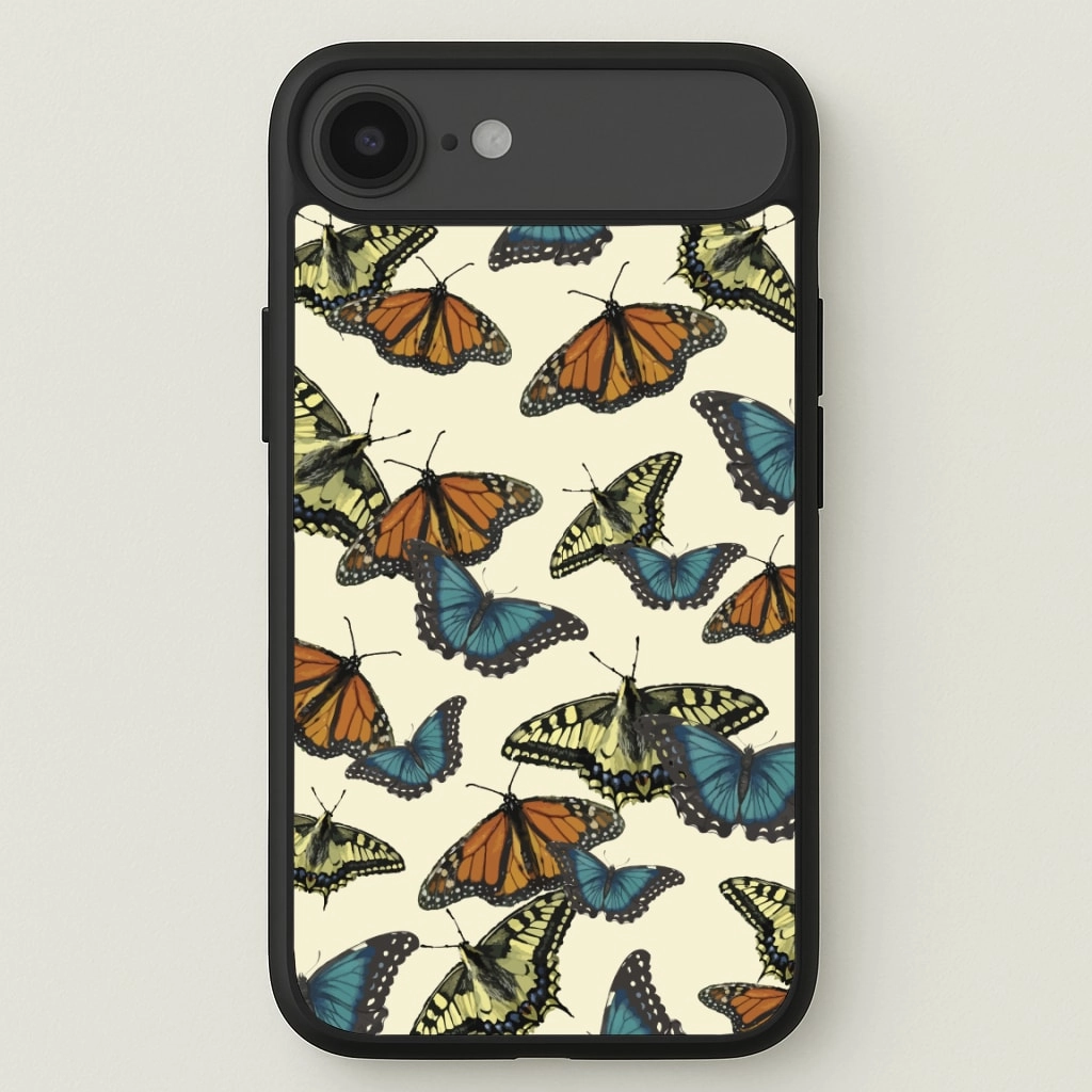 Butterfly Assortment Pattern Phone Case Simple Texture