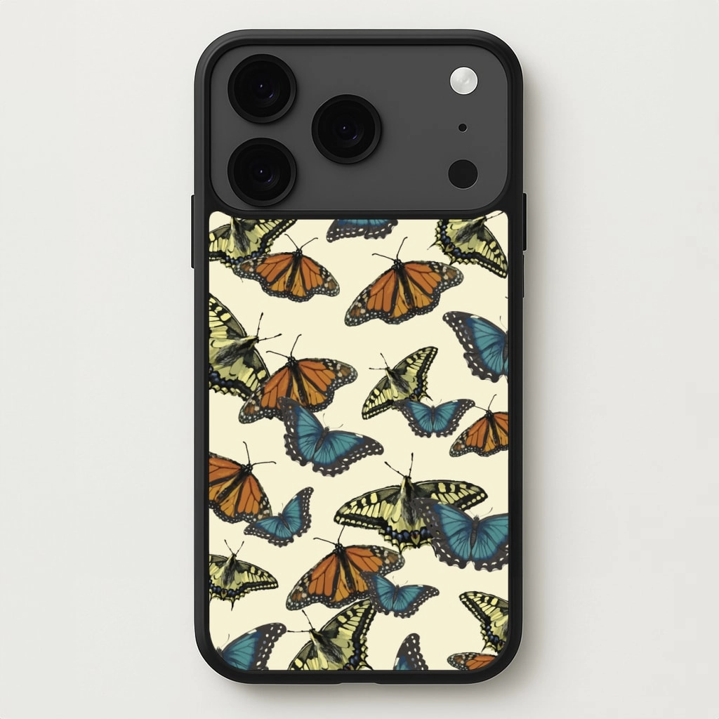Butterfly Assortment Pattern Phone Case Full Coverage