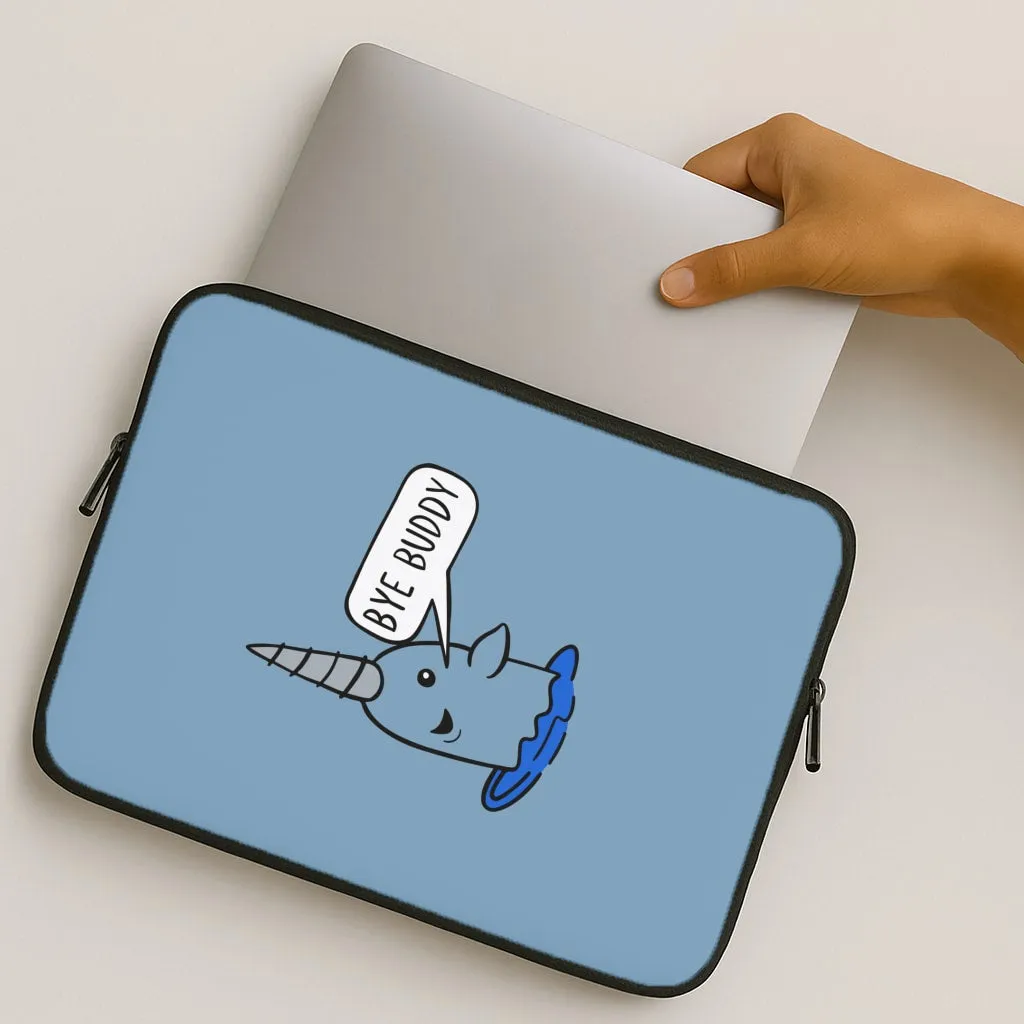Vivid Texture Sleek Surface Bye Buddy - Elf  Laptop Sleeve