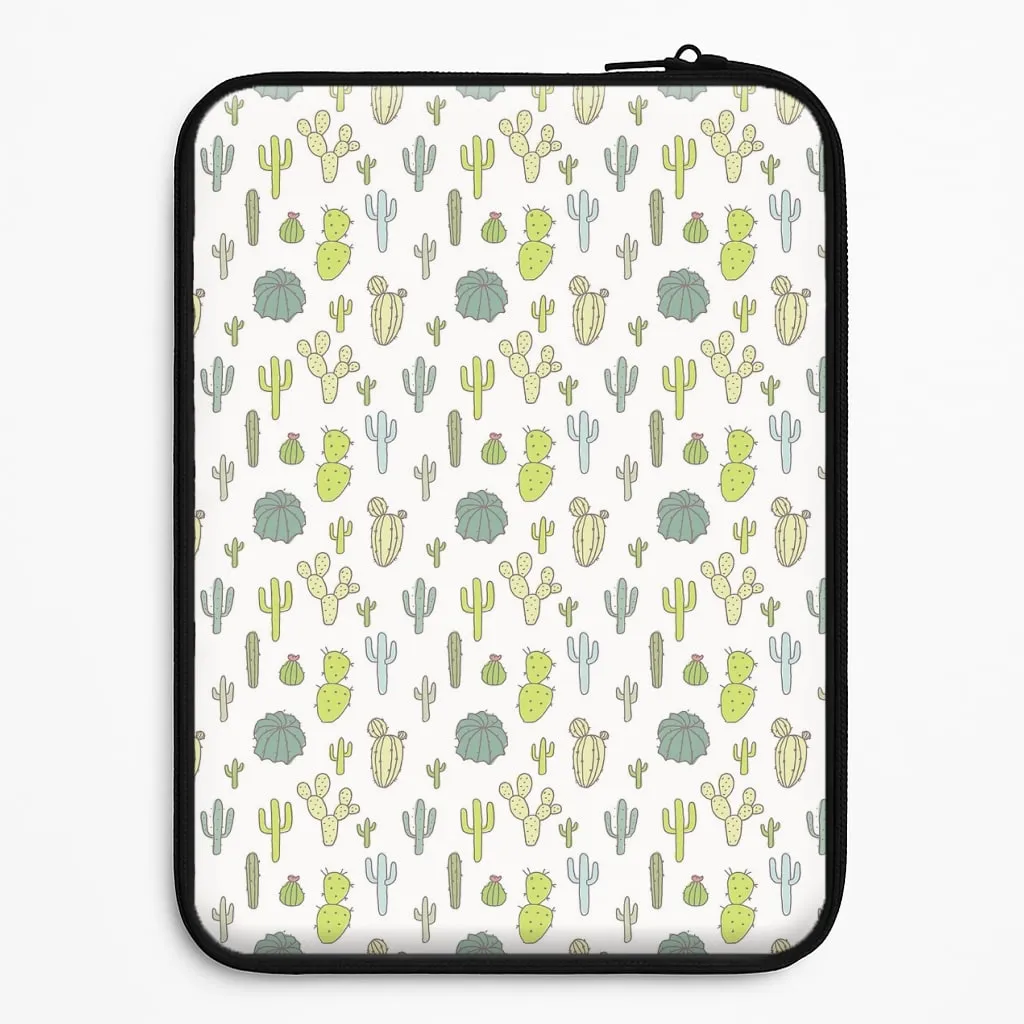 Cactus Pattern Laptop Sleeve Polished Detail Classic Finish