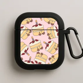 lightweight sports airpods shell compact ergonomic neon airpods case Cake Pattern - Plushy AirPods Case